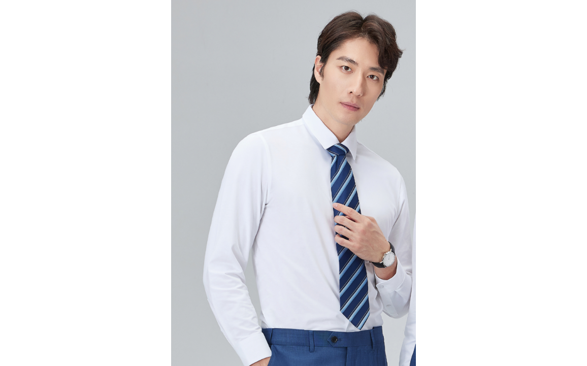 男长衬衣 皓月白 175/92A